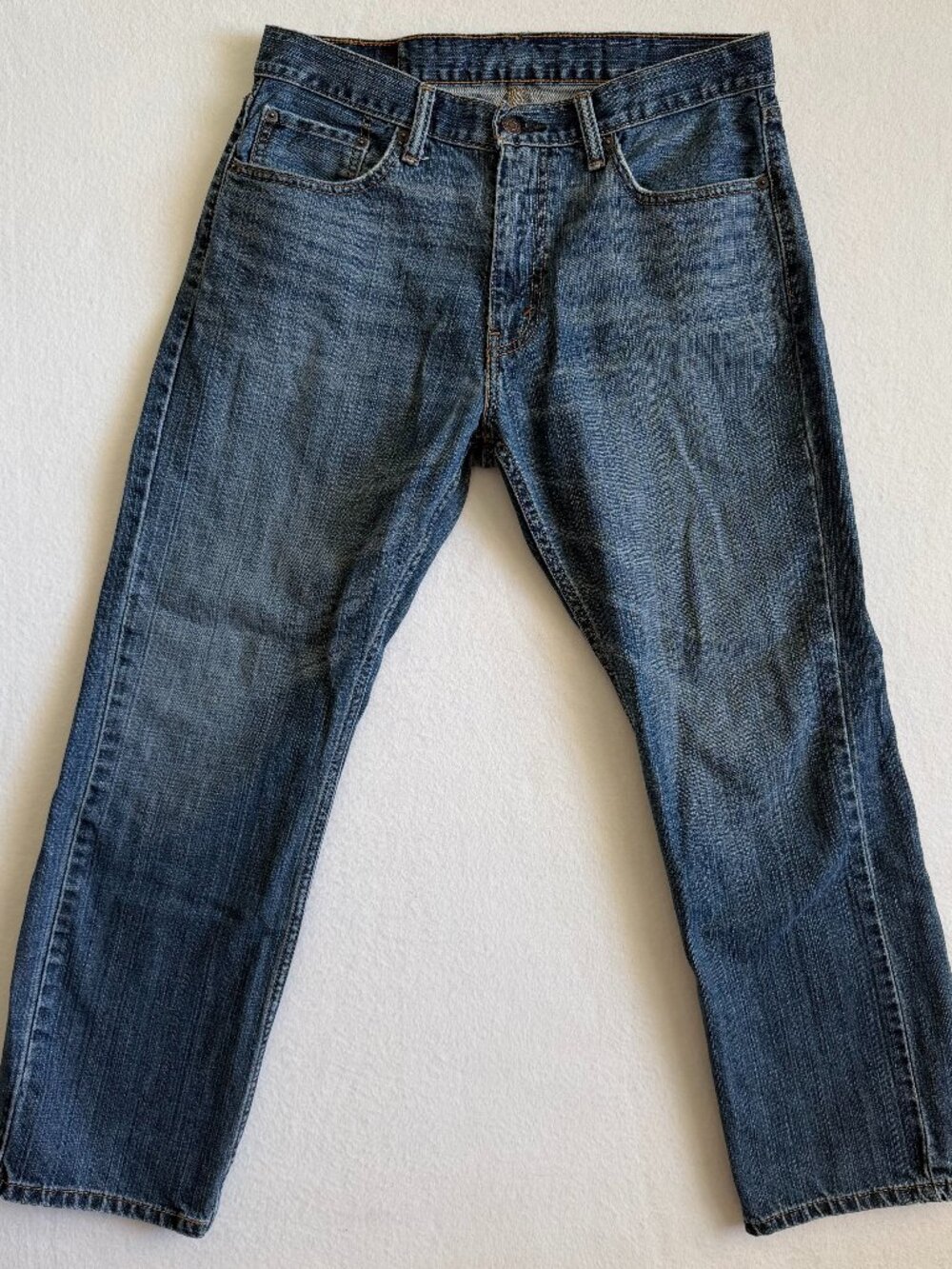 Levi's 559 Jeans Men's 33x30 Blue Relaxed Straight Fit Medium Wash Whisker